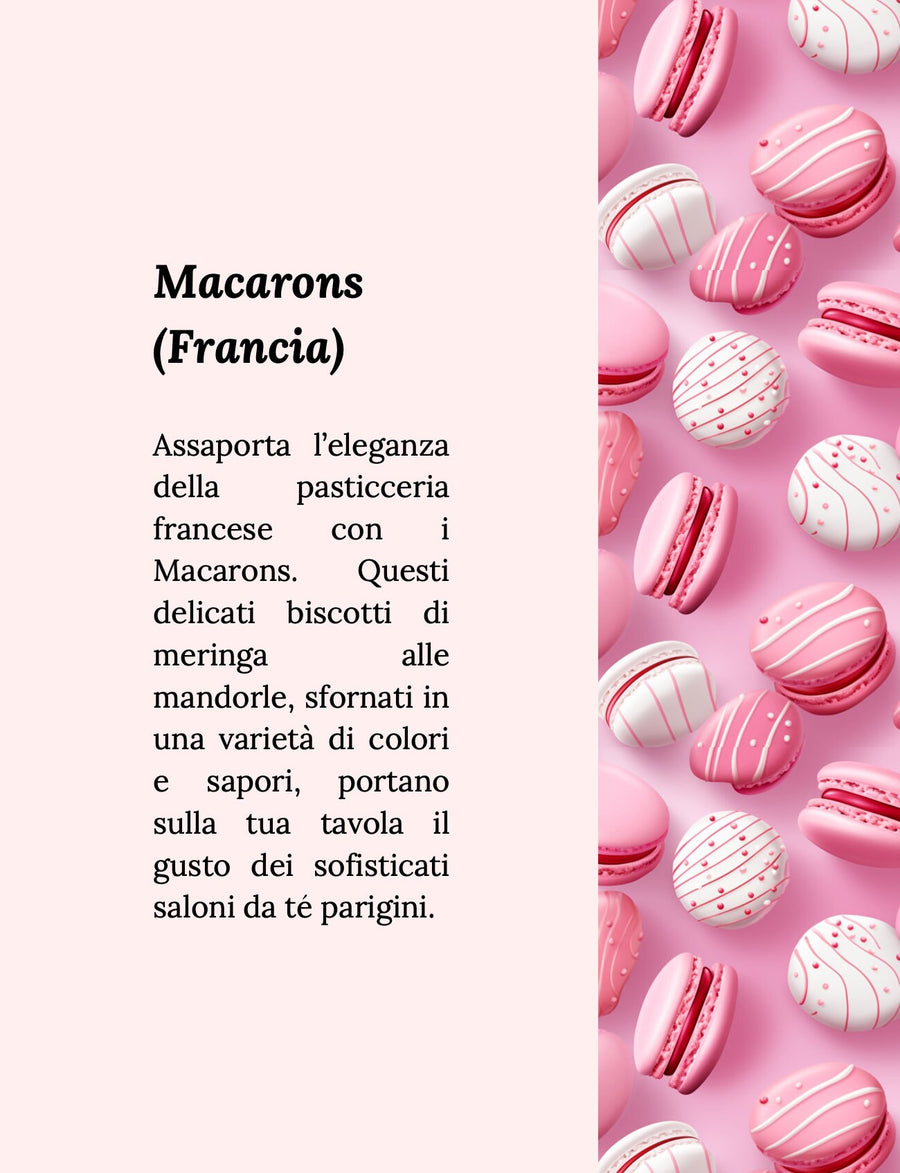 Modellbuch der Ricette di Mondo – Abmessungen A4 und 8,5x11 Zoll