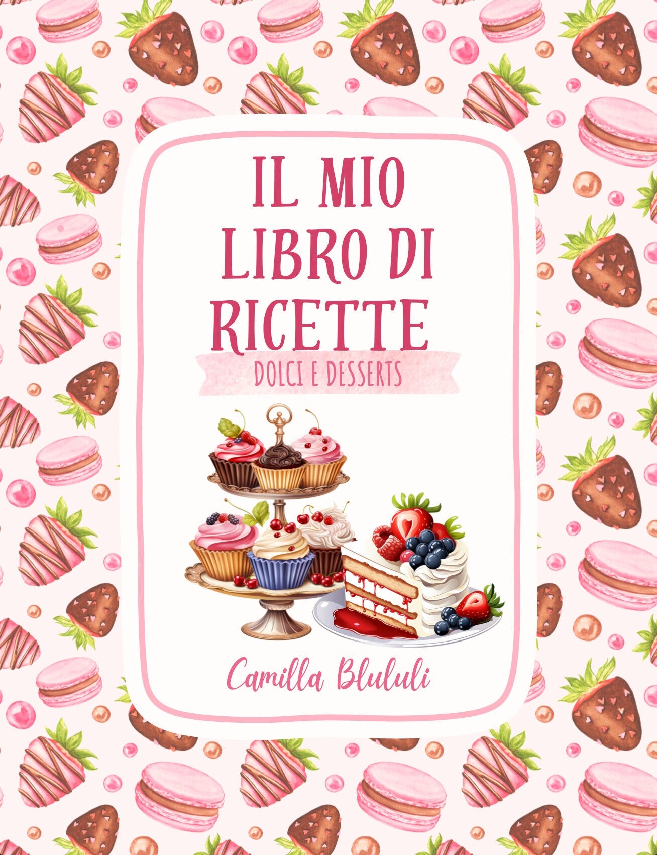 Modellbuch der Ricette di Mondo – Abmessungen A4 und 8,5x11 Zoll