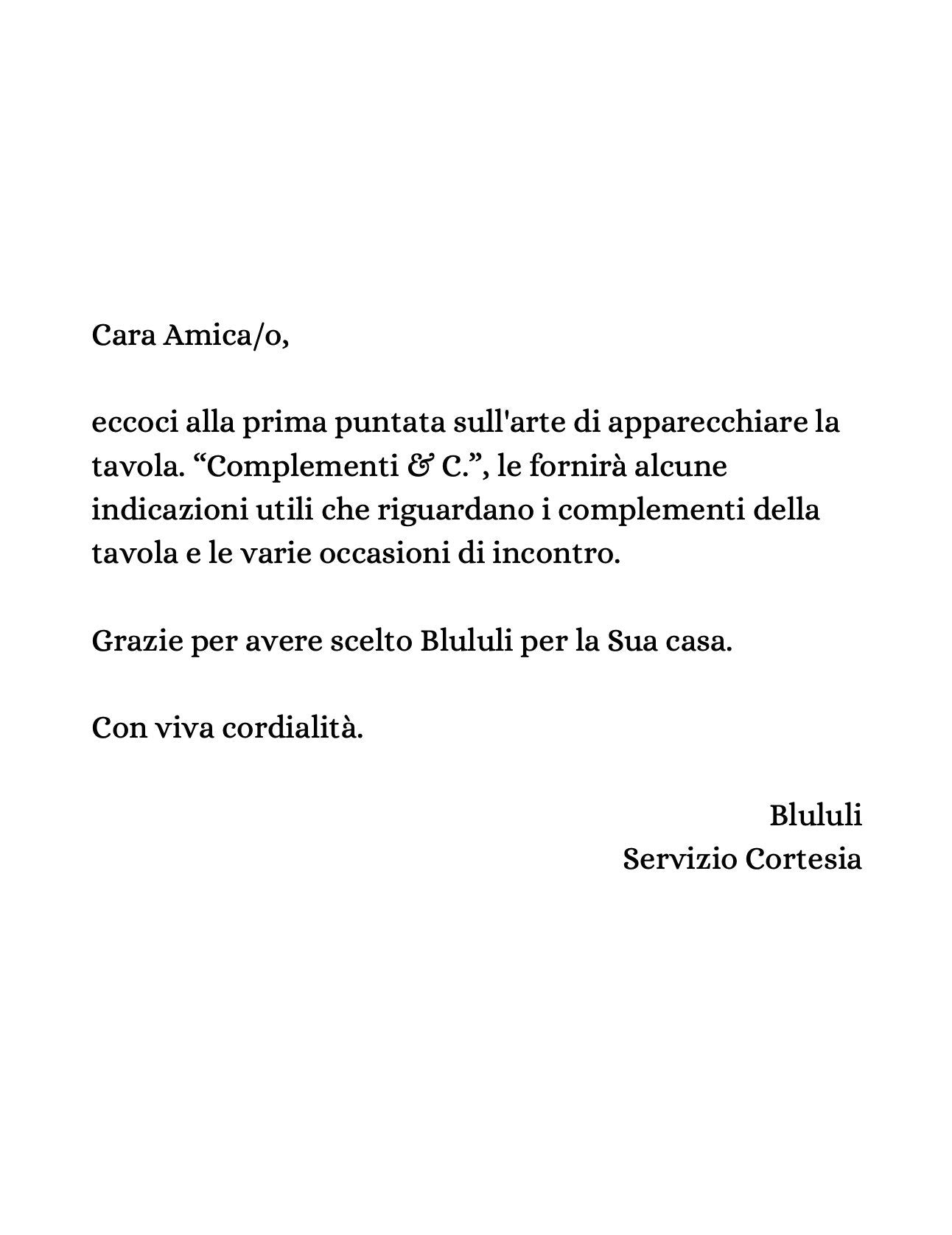 Kompletter Leitfaden: L'Arte di Apparecchiare la Tavola con Eleganza - PDF Stampabile da Complementi &amp; C. di Blululi - 12 Seiten