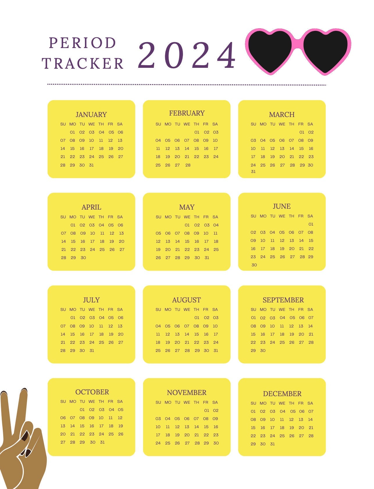 Perioden-Tracker-Paket: 10 einzigartige Tracker-Stile, PDF-Datei, Cycle Harmony-Paket mit 10 Stilen für einfaches Perioden-Tracking