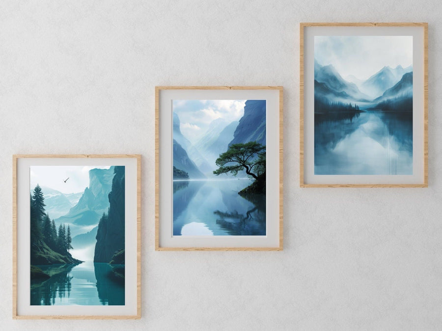 Blululi Minimal Scenery Digital Prints - 4 Adaptable Sizes