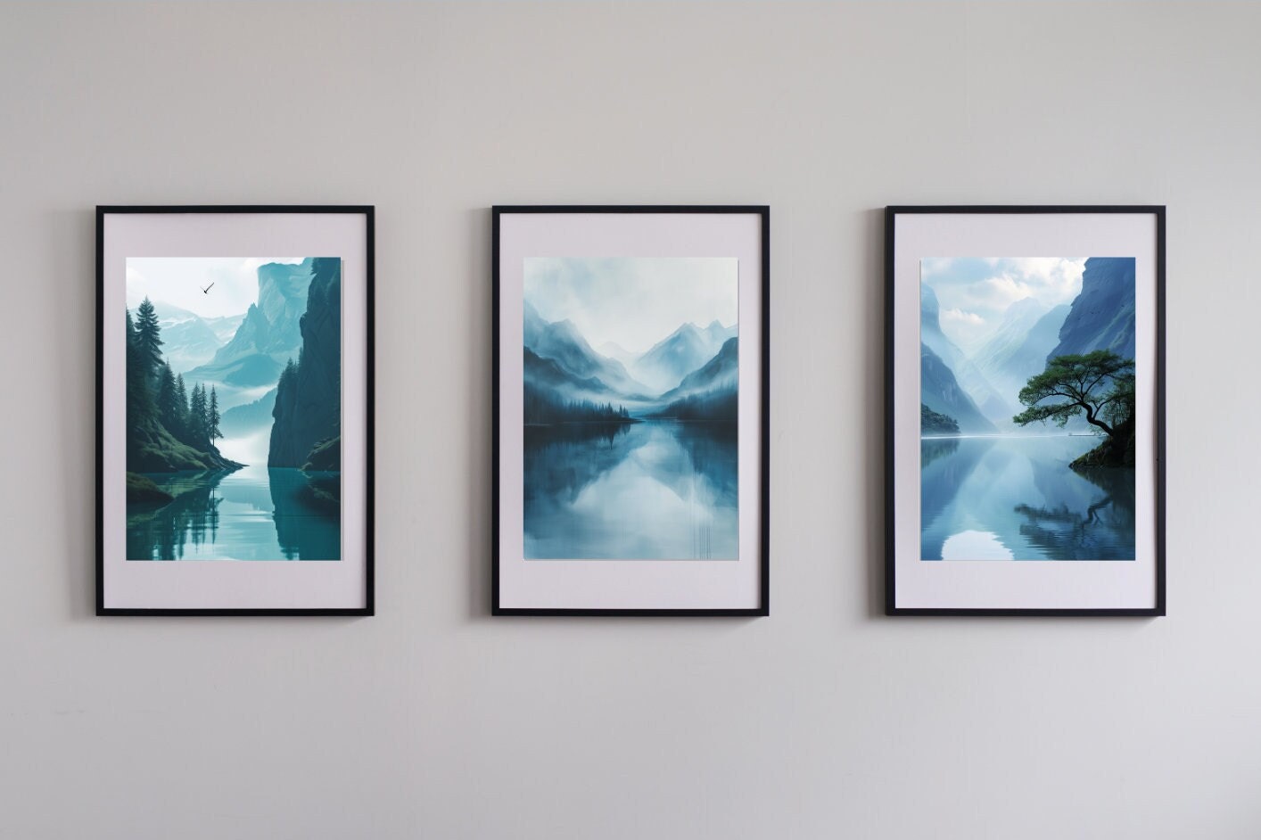 Blululi Minimal Scenery Digital Prints - 4 Adaptable Sizes