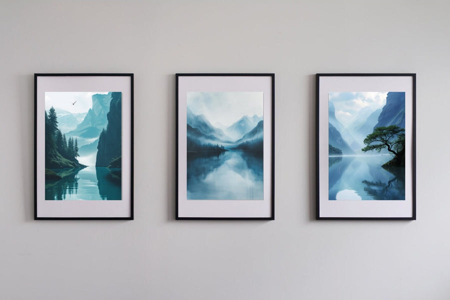 Blululi Minimal Scenery Digital Prints - 4 Adaptable Sizes