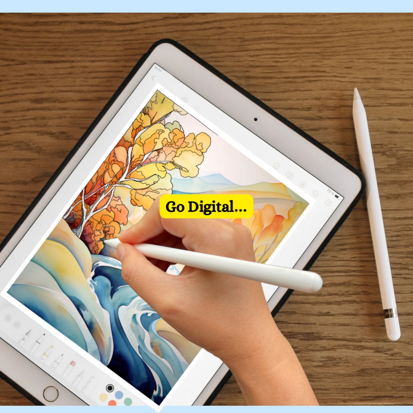 A variety of 139-page coloring book bundle with beautiful landscapes to explore