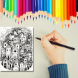 Get lost in the beauty of landscapes with our 139-page coloring book bundle - traditional and reverse coloring options available