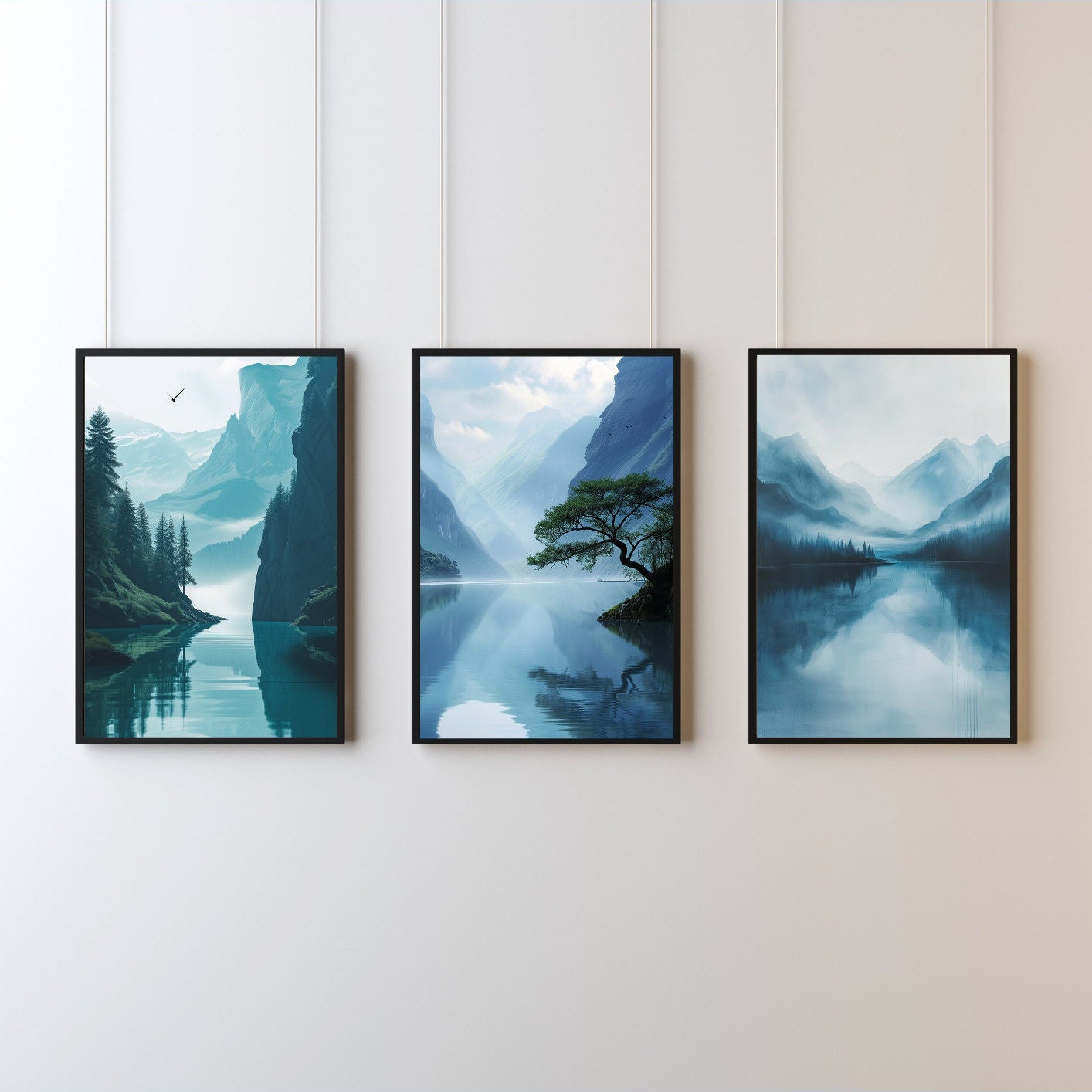 Blululi Minimal Scenery Digital Prints - 4 Adaptable Sizes