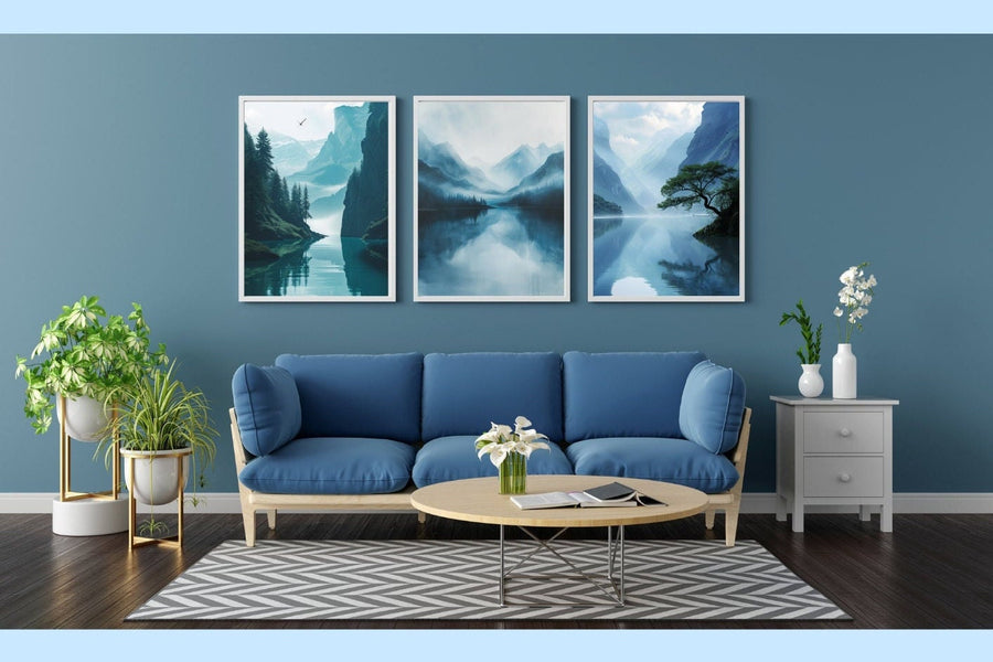 Blululi Minimal Scenery Digital Prints - 4 Sizes