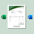 Modello Ricevuta Verde: per Small Business con dettagli professionali e download gratuito