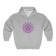 Intricate Floral Mandala Hoodie - Black Hoodie - Blululi