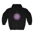Intricate Floral Mandala Hoodie - Black Hoodie - Blululi