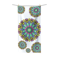 Intricate Mandala Bath Towel - Colorful & Vibrant Home Decor - Blululi