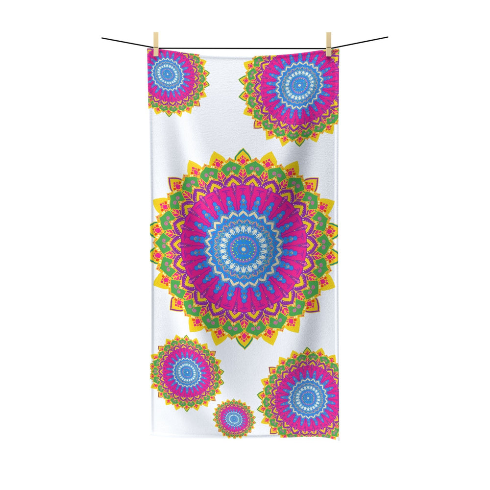 Intricate Mandala Bath Towel - Colorful & Vibrant Home Decor - Blululi