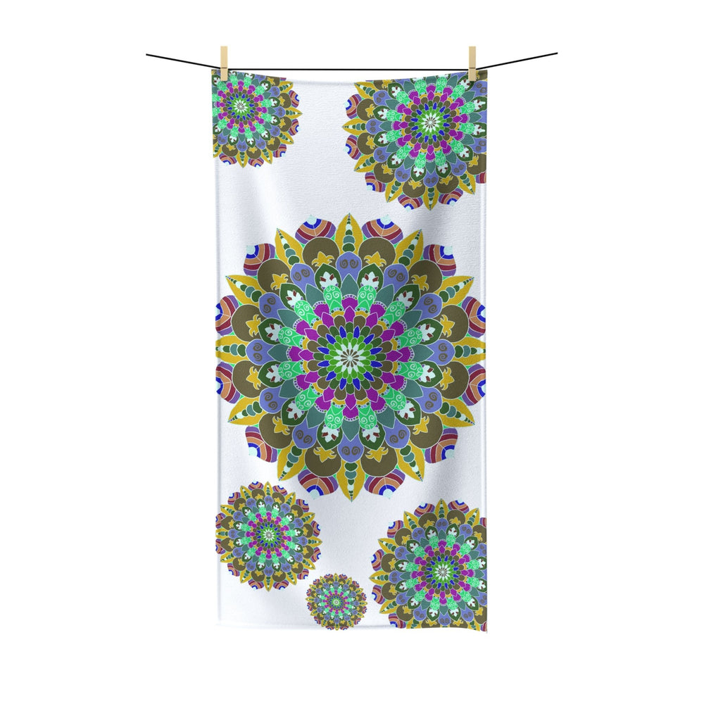 Intricate Mandala Bath Towel - Colorful & Vibrant Home Decor - Blululi