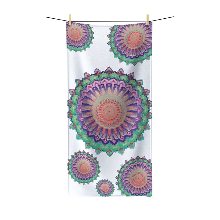 Intricate Mandala Bath Towel - Soft & Colorful Home Decor - Blululi