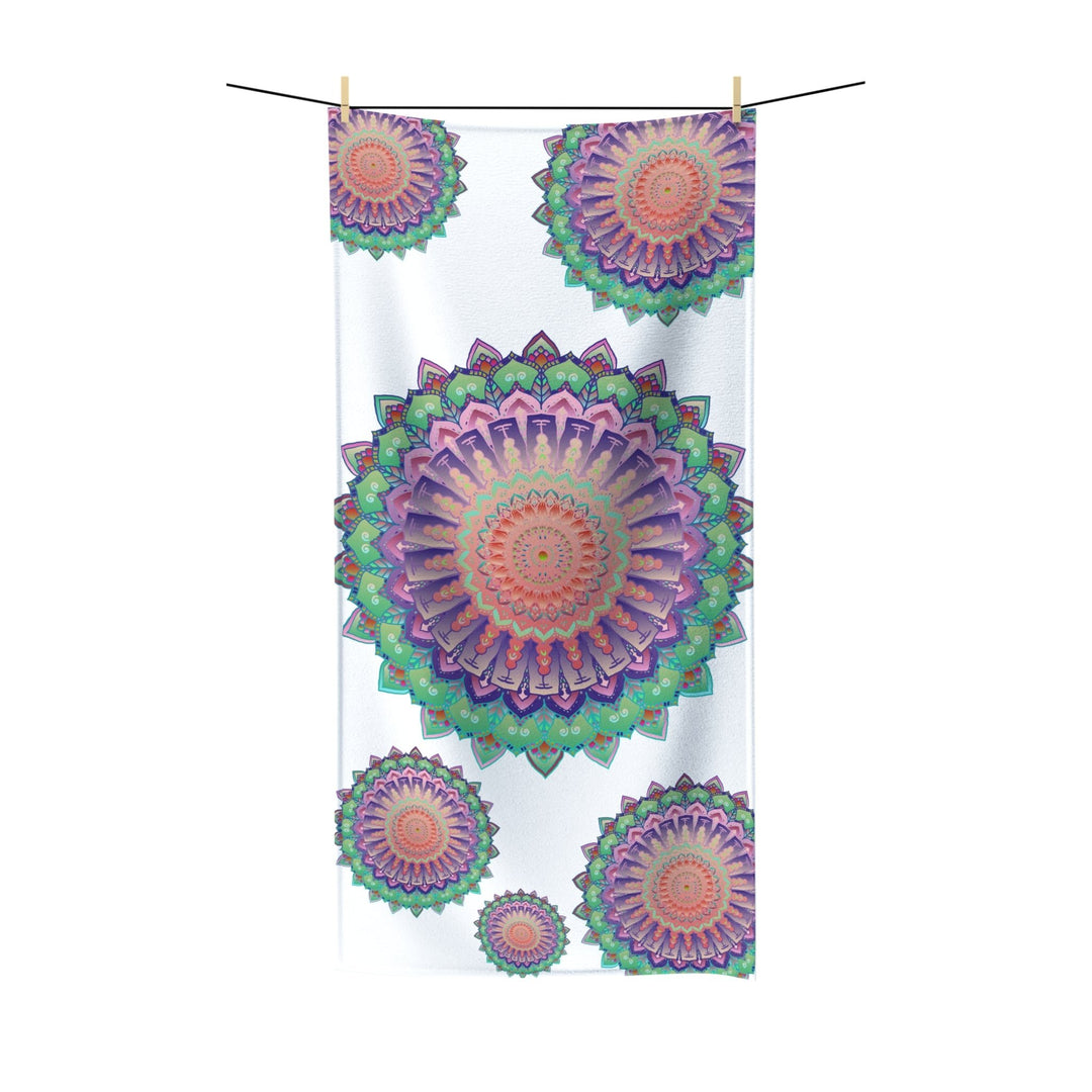 Intricate Mandala Bath Towel - Soft & Colorful Home Decor - Blululi