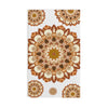 Intricate Mandala Hand Towel - Brown & Gold Home Decor - Blululi