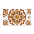 Intricate Mandala Hand Towel - Brown & Gold Home Decor - Blululi