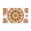 Intricate Mandala Hand Towel - Brown & Gold Home Decor - Blululi