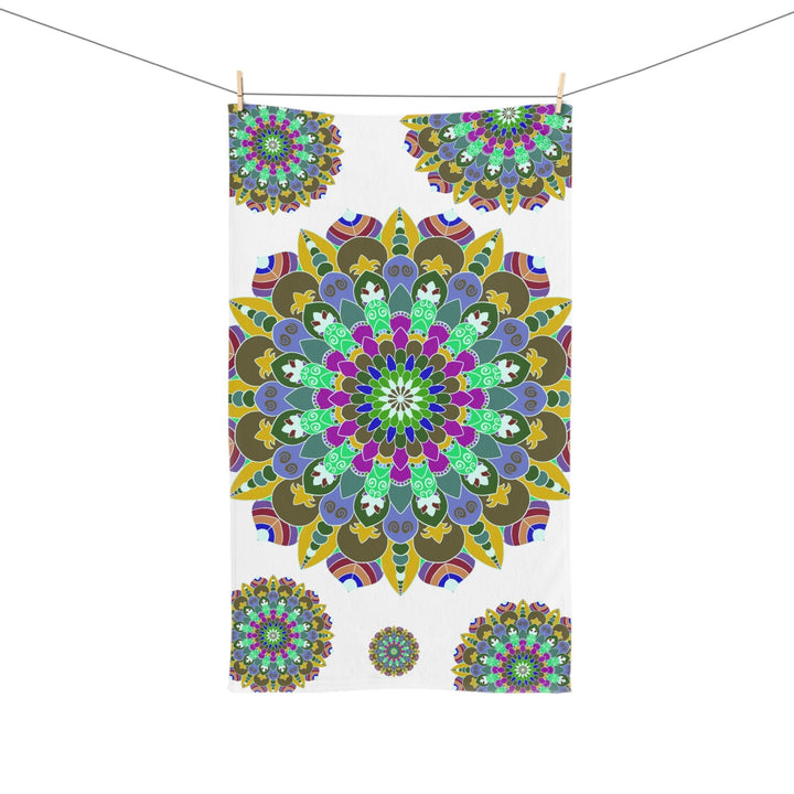 Intricate Mandala Hand Towel - Colorful & Soft Home Decor - Blululi