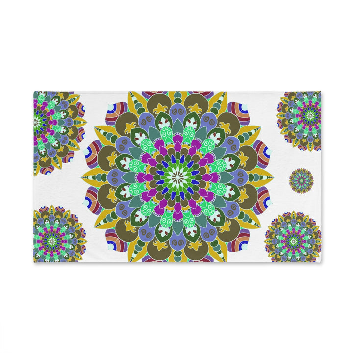Intricate Mandala Hand Towel - Colorful & Soft Home Decor - Blululi