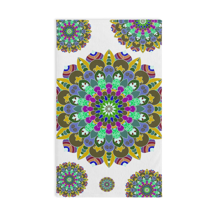 Intricate Mandala Hand Towel - Colorful & Soft Home Decor - Blululi