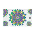 Intricate Mandala Hand Towel - Colorful & Spiritual Home Decor - Blululi