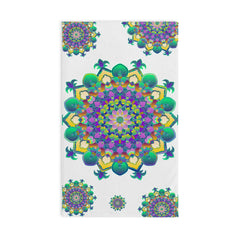 Intricate Mandala Hand Towel - Colorful & Spiritual Home Decor - Blululi