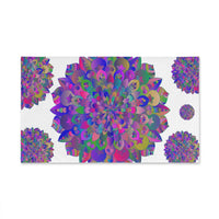 Intricate Mandala Hand Towel - Colorful & Spiritual Home Decor - Blululi