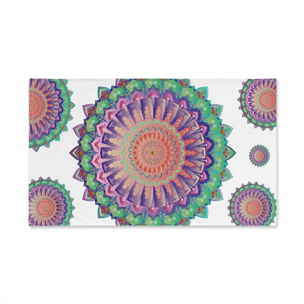 Intricate Mandala Hand Towel - Soft & Colorful Home Decor - Blululi