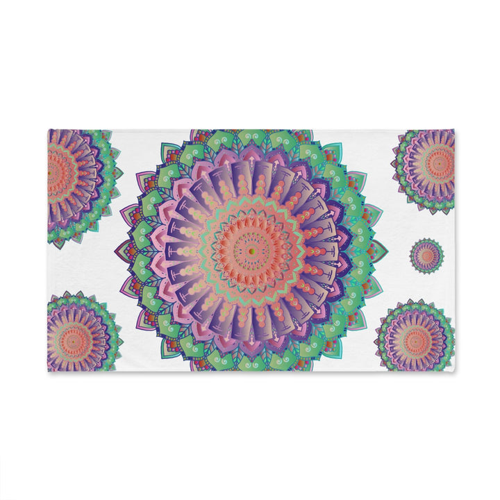 Intricate Mandala Hand Towel - Soft & Colorful Home Decor - Blululi