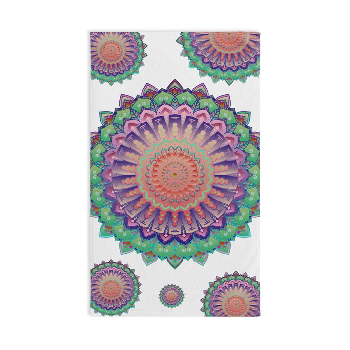 Intricate Mandala Hand Towel - Soft & Colorful Home Decor - Blululi