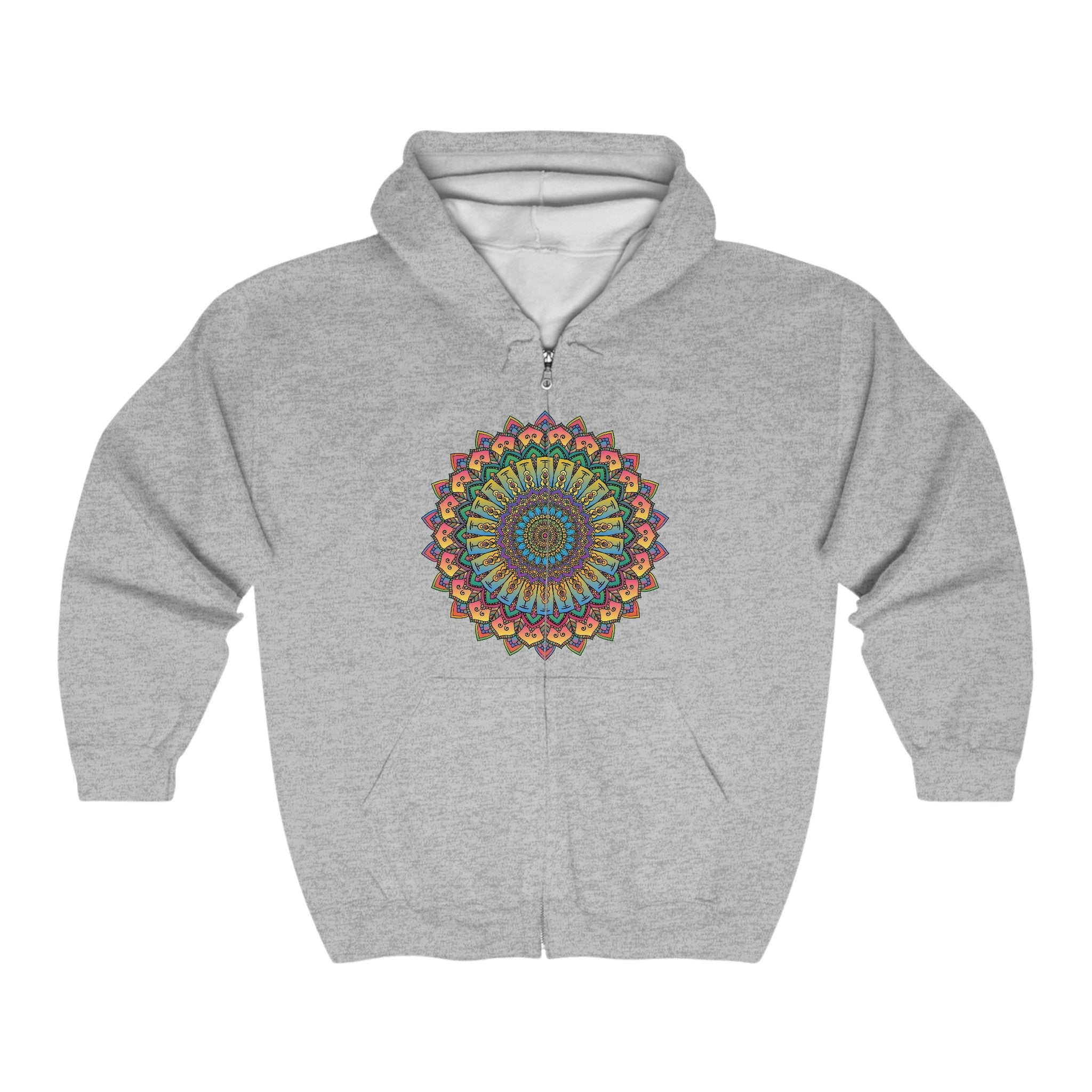 Intricate Mandala Hoodie - Meditation & Relaxation Hoodie - Blululi