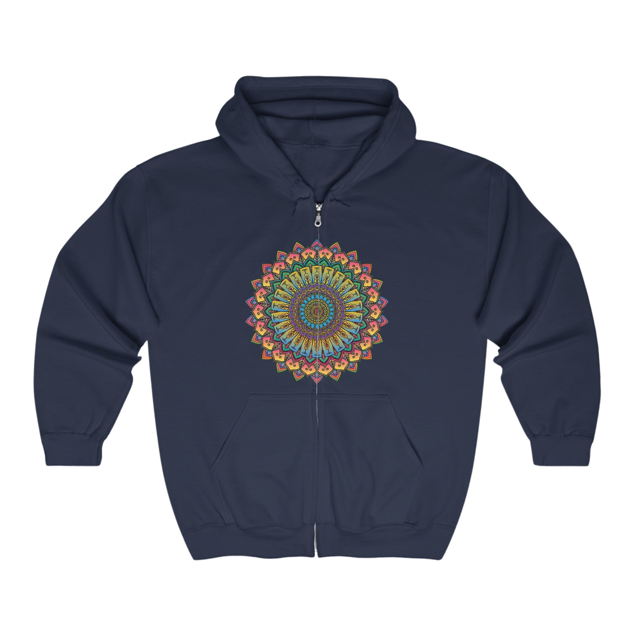 Intricate Mandala Hoodie - Meditation & Relaxation Hoodie - Blululi