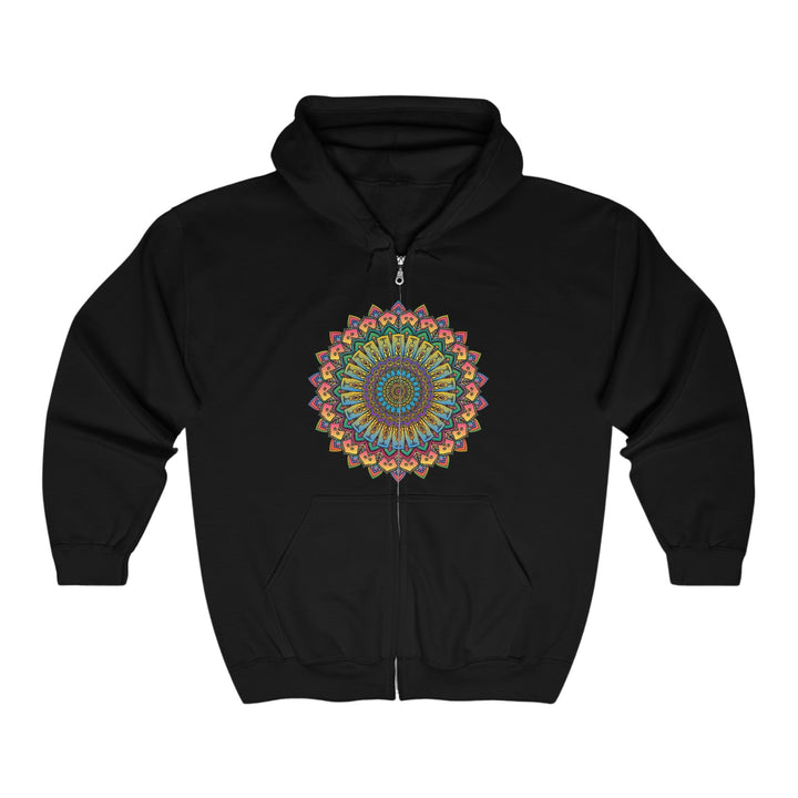 Intricate Mandala Hoodie - Meditation & Relaxation Hoodie - Blululi