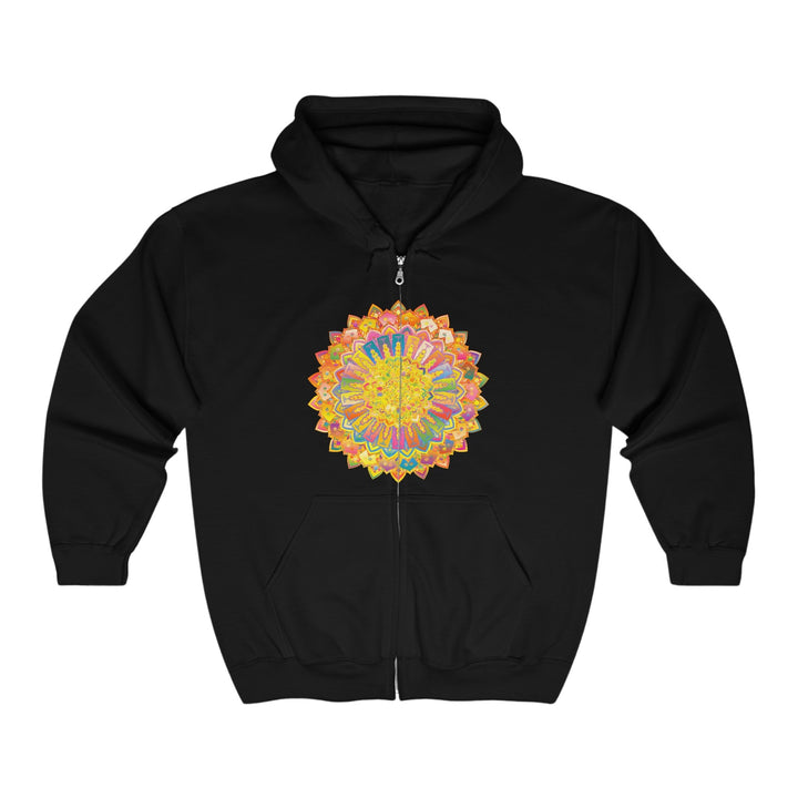 Intricate Mandala Hoodie - Peace & Harmony Hoodie - Blululi