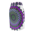 Intricate Mandala Pencil Skirt - Light Purple All Over Prints - Blululi