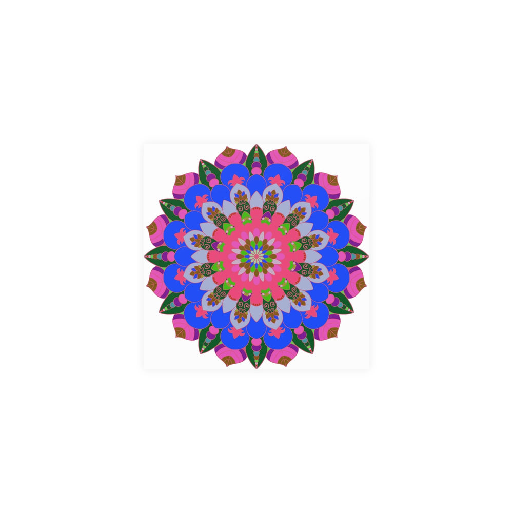 Intricate Mandala Poster - Colorful Circular Art Poster - Blululi