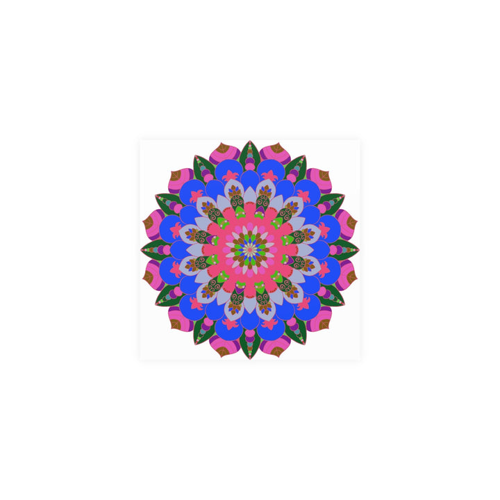 Intricate Mandala Poster - Colorful Circular Art Poster - Blululi