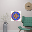 Intricate Mandala Poster - Colorful Circular Art Poster - Blululi