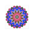 Intricate Mandala Poster - Colorful Circular Art Poster - Blululi