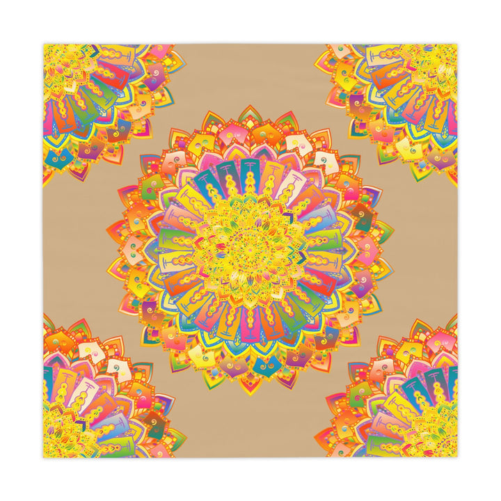Intricate Mandala Tablecloth - Colorful & Vibrant Home Decor - Blululi