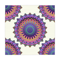 Intricate Mandala Tablecloth - Ivory, Bohemian Decor Home Decor - Blululi