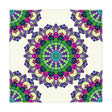 Intricate Mandala Tablecloth - Ivory Home Decor - Blululi