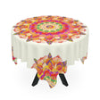 Intricate Mandala Tablecloth - Ivory Home Decor - Blululi