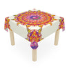 Intricate Mandala Tablecloth - Ivory Home Decor - Blululi