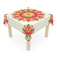Intricate Mandala Tablecloth - Ivory Home Decor - Blululi