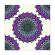 Intricate Mandala Tablecloth - Purple, Green & Blue Home Decor - Blululi