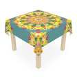 Intricate Mandala Tablecloth - Sage Green Home Decor - Blululi