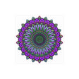 Intricate Purple & Green Mandala Poster Poster - Blululi