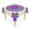 Intricate Purple Mandala Tablecloth - Ivory Home Decor - Blululi